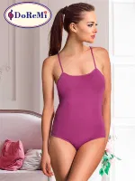 DoReMi Mor İnce Askılı Kaplı Body Mor görsel 4