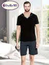 DoReMi Kısa Kollu Erkek Pijama Takımı Somon