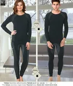 Emay 3900 Kayakçı Termal İçlik Takım - Unisex Siyah detay görünüm