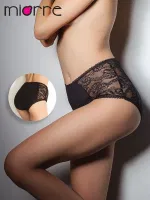 Dantelli Yüksek Bel Külot Miorre 001-013145 Siyah
