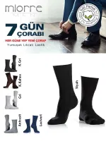 Miorre Pamuklu 7'Li Erkek Çorabı Asorti