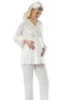 Sistina 1604 Lohusa Pijama Takımı Ekru