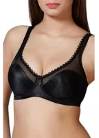 Yeni İnci 1640 Minimizer Desteksiz Sütyen (1 Beden Küçültür) Siyah görsel 4