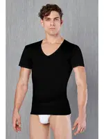 Doreanse Erkek T-Shirt 2530 Siyah detay görünüm