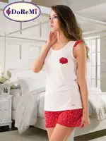 DoReMi Mini Şort Bayan Pijama Takımı