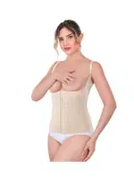 Emay 2030 Agraflı Göğsü Açık Atlet Korse Ten farklı açı