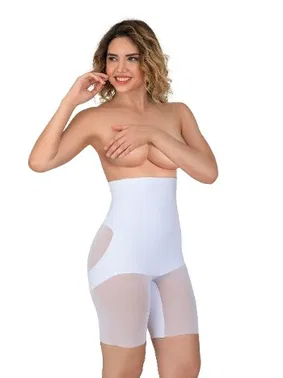 Emay Emay 2929 Toparlayıcı Paçalı Tüllü Double Korse