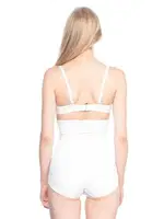 Emay Altı Agraflı Özel Slip Body Siyah Korse 2886 Beyaz görsel 7