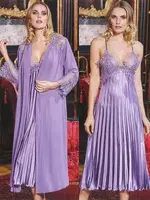 Jeremi 627 İpek Saten Dantelli 6'lı Takım