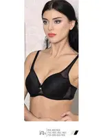 Moonlight 2121 Yumuşak Soft Cup Sütyen Siyah detay görünüm