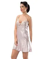 Sistina 1420 Saten Gecelik Sabahlık Takım detay görünüm