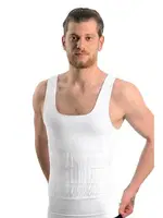 Sistina 740 Dikişsiz Vücut Toparlayıcı Korse Atlet Beyaz farklı açı