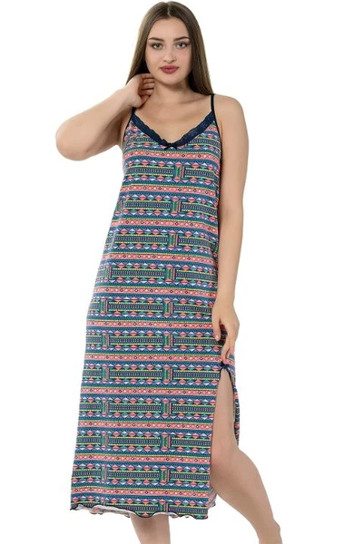 Akbeniz Bayan İp Askılı Uzun Gecelik 916