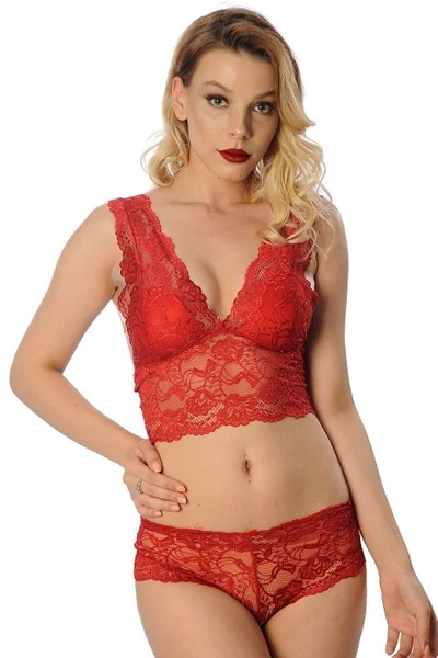 Dantelli Büstiyer Takım Sistina 6255