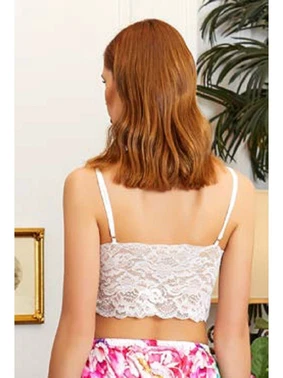 Jeremi 3'lü Dantelli  Büstiyerli Pijama Takım Jeremi 3161 - Alternatif Görünüm