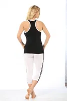 Akbeniz Bayan Kapri Spor Pijama Takımı 3102 detay görünüm