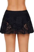 Angelsin Dantel Etekli Bikini Alt Siyah görsel 5
