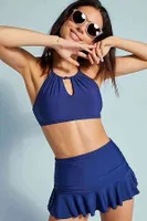Angelsin Mavi Etekli Bikini Alt Mavi