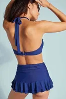 Angelsin Mavi Etekli Bikini Alt Mavi detay görünüm