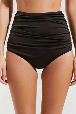 Angelsin Angelsin Siyah Yüksek Bel Bikini Alt Somon - Alternatif Görünüm