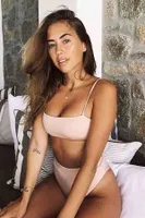 Angelsin Yüksek Bel Bikini Takım Pembe Pembe görsel 6