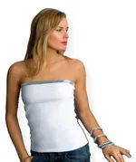 Anıt Pullu Straplez 2130 Beyaz
