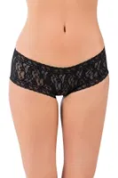 Bamboo Dantelli Şort Külot Lüx DRM 3130 - 5 Adet Siyah