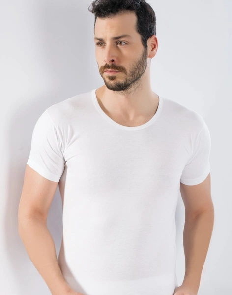 Bisiklet Yaka Erkek Fanila Lüx DRM 150