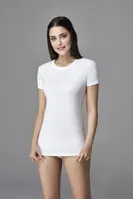 Bisiklet Yaka Kısa Kol T-Shirt Dagi 5002KC Beyaz