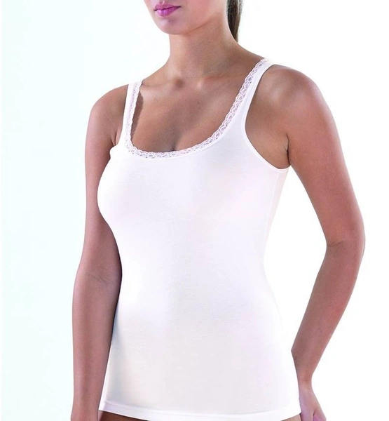 BlackSpade Comfort Elegance Kalın Askılı Krem Atlet 1364