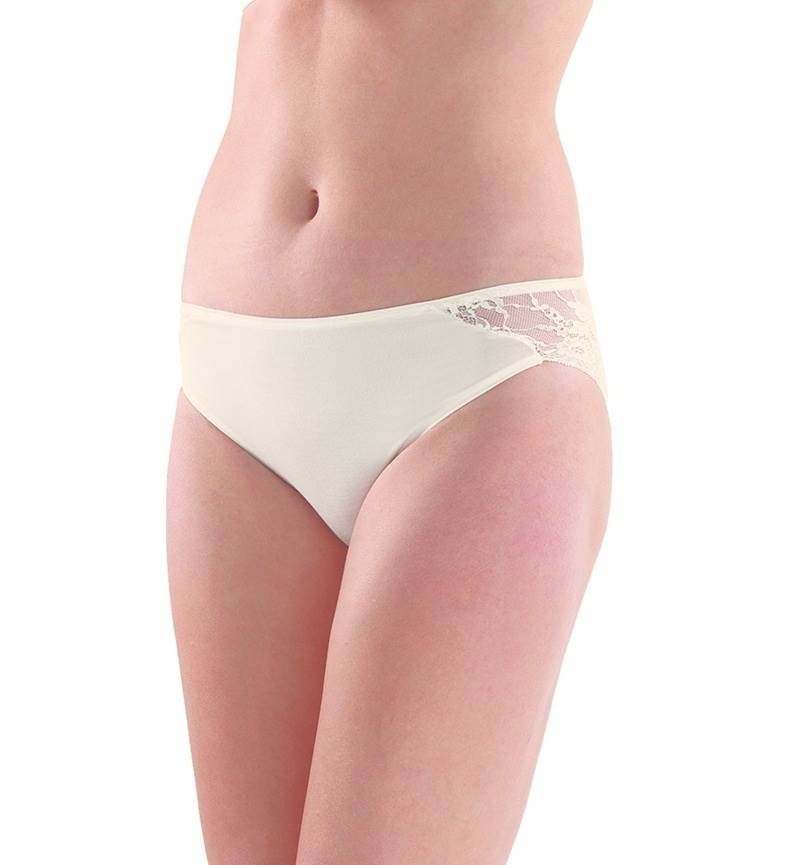 BlackSpade Dantel Detaylı Krem Slip 1349