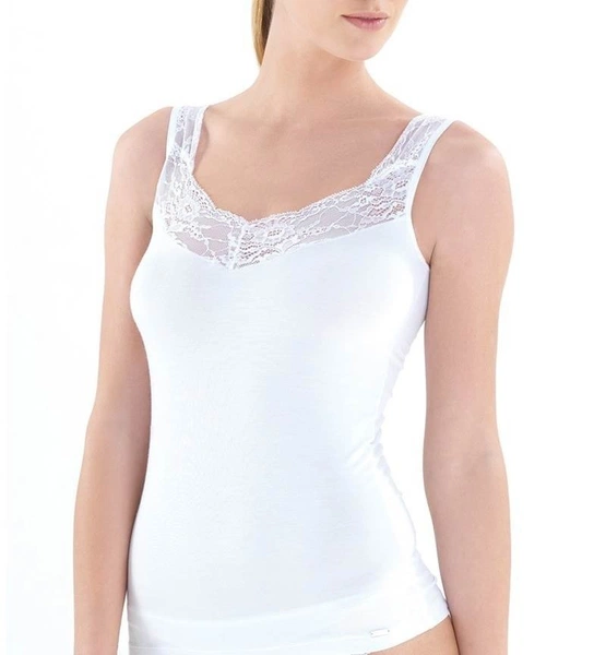 BlackSpade Dantelli Kadın Beyaz Atlet 1343