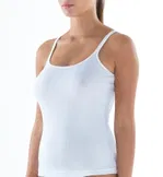 BlackSpade Fine Rib İnce Askılı U Yaka Beyaz Atlet 1615 Beyaz