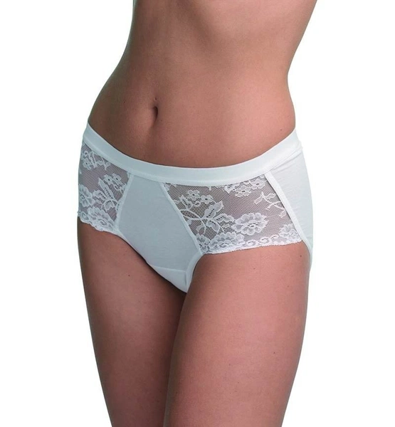 BlackSpade Private Büyük Beden Dantelli Slip Külot Beyaz 1311