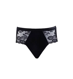 Black Spade BlackSpade Private Büyük Beden Dantelli Slip Külot Siyah 1311