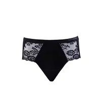 Black Spade BlackSpade Private Büyük Beden Dantelli Slip Külot Siyah 1311