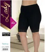 Büyük Beden Battal Tayt Lady 1023 Siyah
