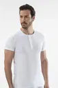 Cacharel - Düğmeli kısa kollu t-shirt 1308/BEYAZ