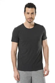 Cacharel Cacharel Erkek Likralı O Yaka T-shirt 1331/ANTRASİT