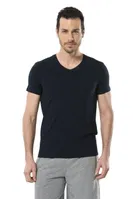 Cacharel Erkek Likralı V Yaka T-shirt 1332/LACİVERT Lacivert