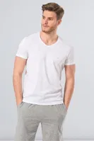 Cacharel Erkek T-Shirt (Slim Fit) 2170/BEYAZ Beyaz