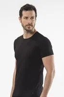 Cacharel - O yaka kısa kollu t-shirt 1305/SİYAH Siyah