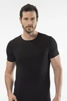 Cacharel - O yaka kısa kollu t-shirt 1305/SİYAH Siyah detay görünüm