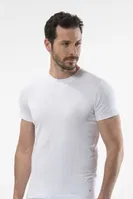 Cacharel - O yaka kısa kollu t-shirt 1307/BEYAZ Beyaz