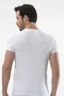Cacharel - O yaka kısa kollu t-shirt 1307/BEYAZ Beyaz detay görünüm