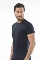 Cacharel - O yaka kısa kollu t-shirt 1307/LACİVERT Lacivert