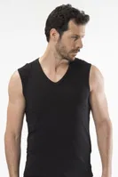 Cacharel - Spor V yaka 1304/SİYAH Siyah detay görünüm