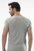 Cacharel - V yaka kısa kollu t-shirt 1306/GRİ Gri detay görünüm