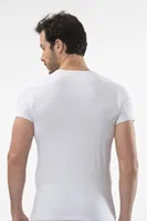 Cacharel - V yaka t-shirt 1402/BEYAZ Beyaz detay görünüm