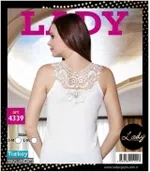 Çiçek Figürlü Atlet Lady 4339 Görsel detay görünüm